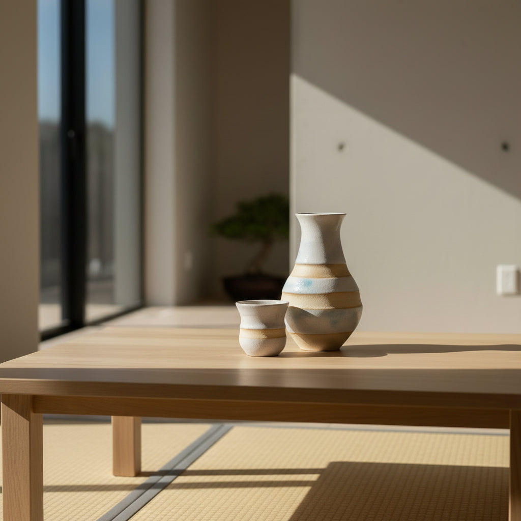 Hagi Yaki, Sake set