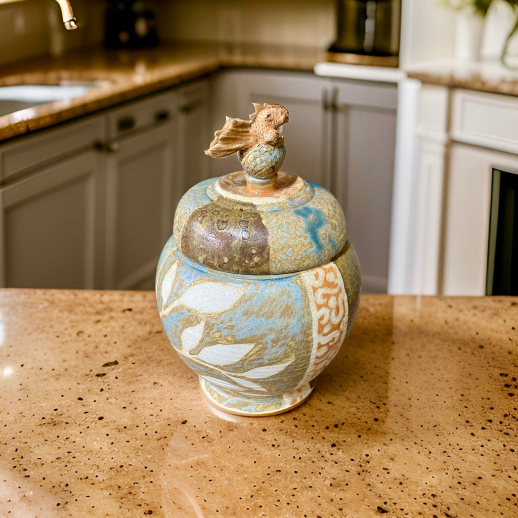A Jar, with a baby dragon