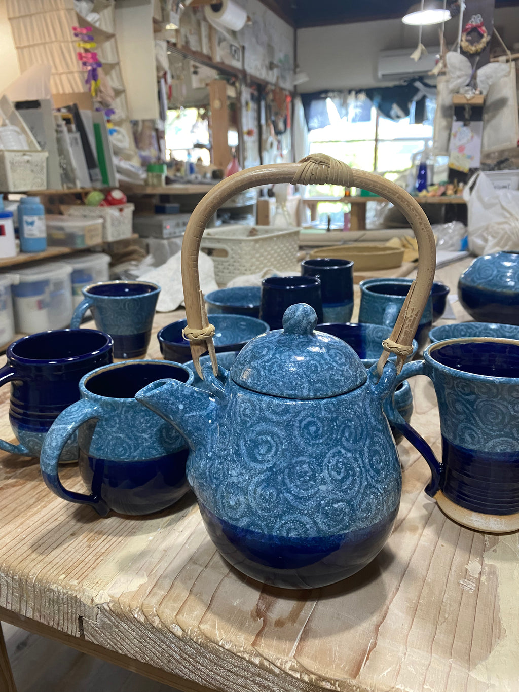 Japanese Hagi tea Set