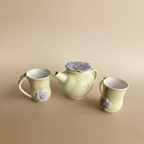 Primose Yellow classic English Countryside Tea Set