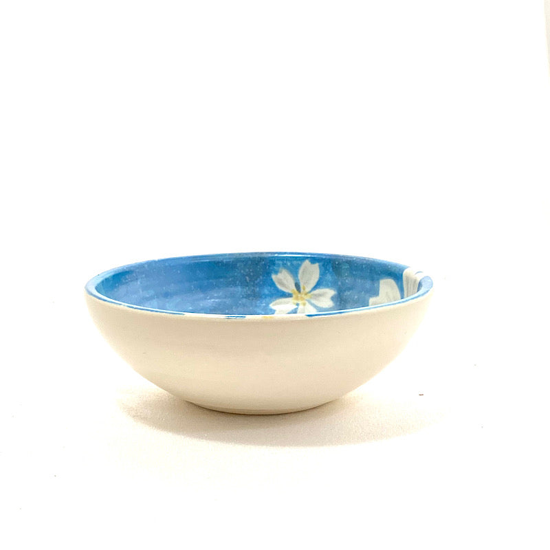 A white Sakura bowl