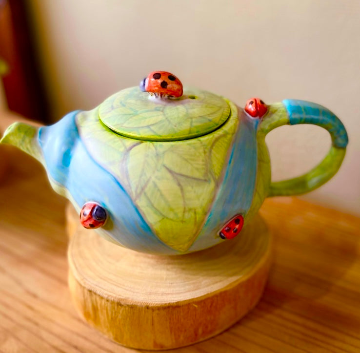 A ladybug tea set.